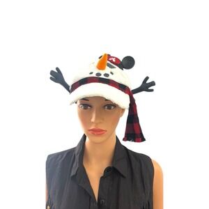 DisneyParks There's Snow Place Like Home Plush Snowman Light-Up Hat! Adult 57-62